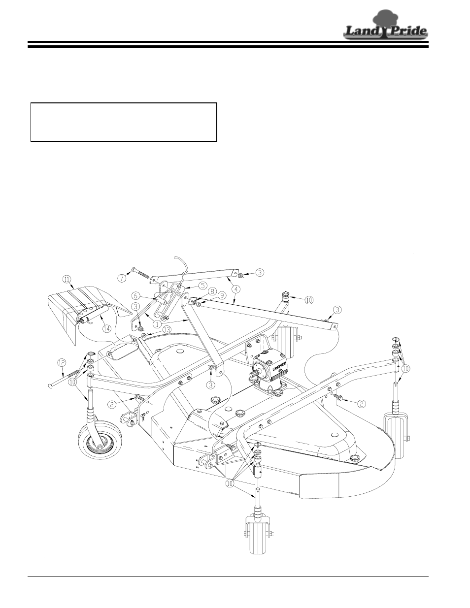 Land Pride AT2672 User Manual | Page 10 / 26