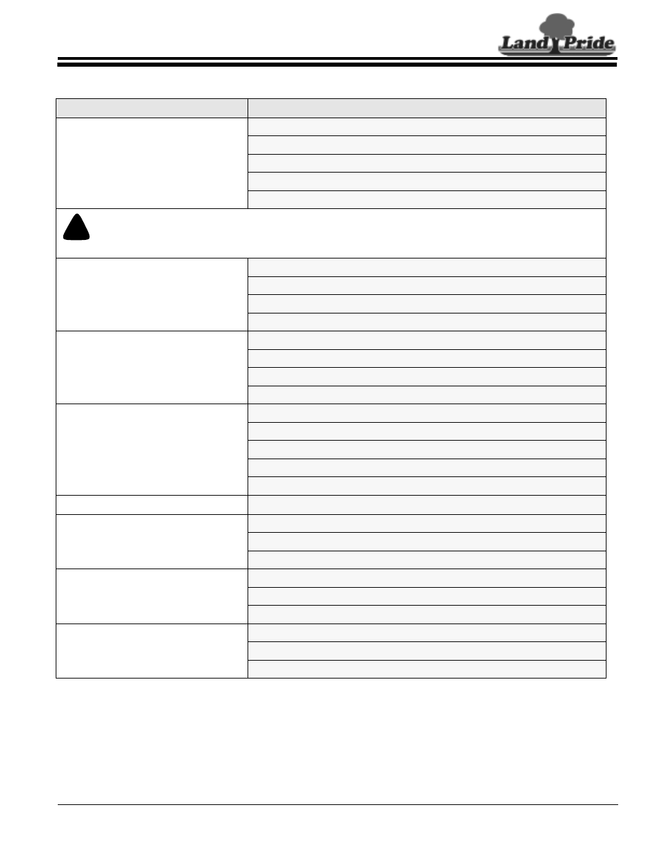 Land Pride AT2672 User Manual | Page 23 / 26