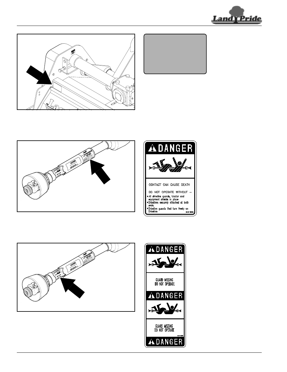 540c, 230c | Land Pride FM3188 User Manual | Page 8 / 30