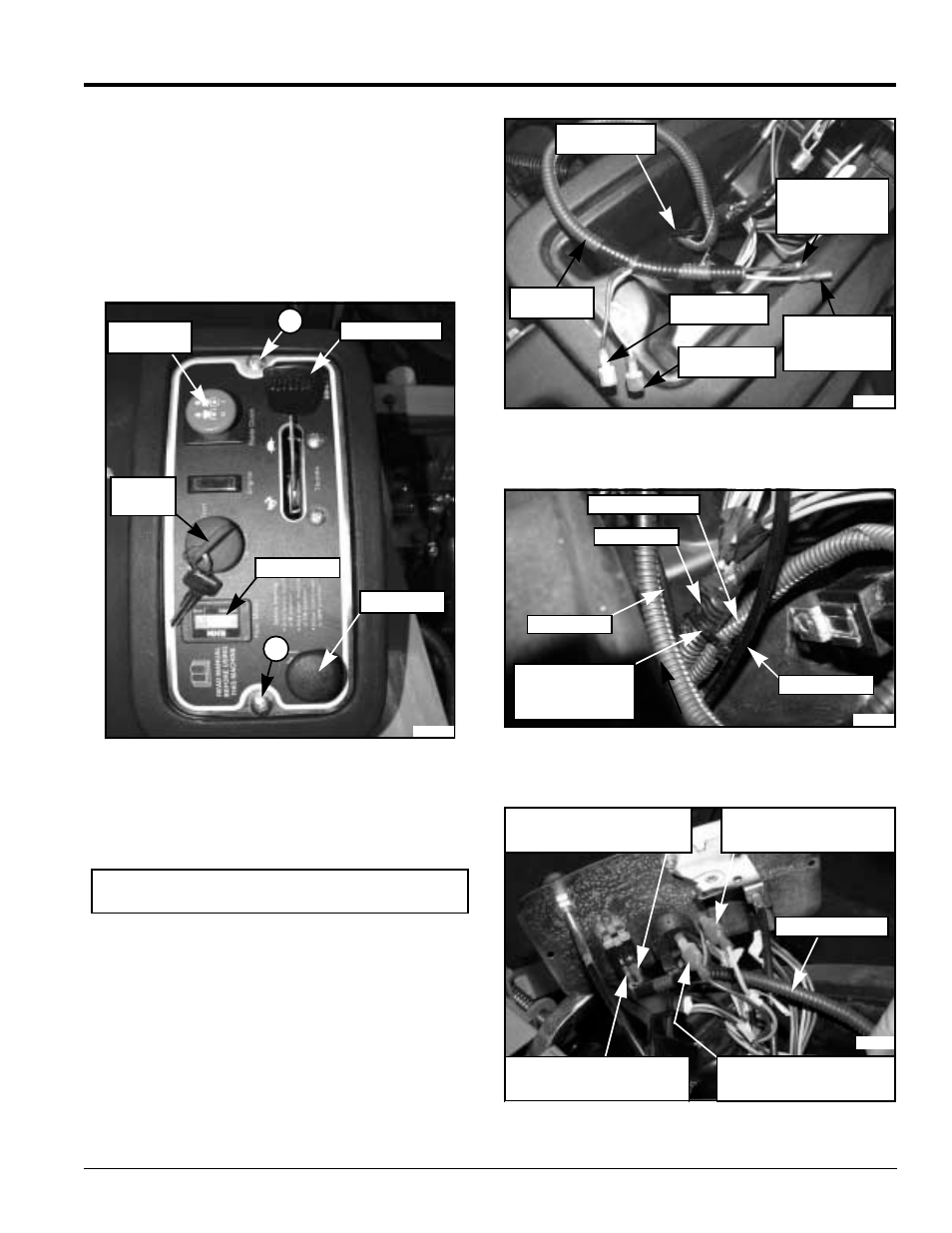 Loom routing to hour meter, Hour meter connection, Assembly instructions | Land Pride ZT60 User Manual | Page 7 / 8