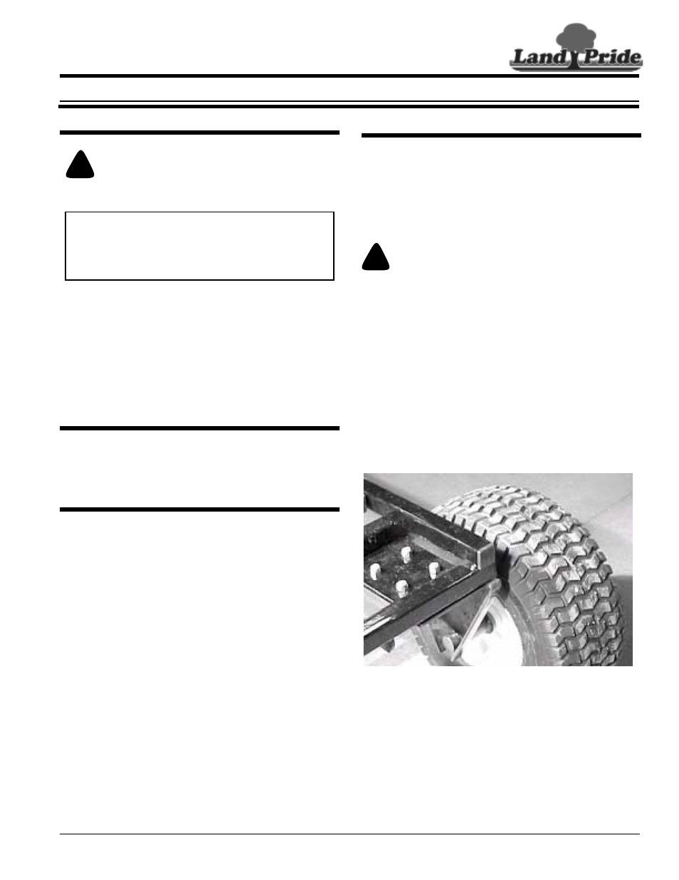 Land Pride TREKER 4200/4400 NT/ST User Manual | 4 pages
