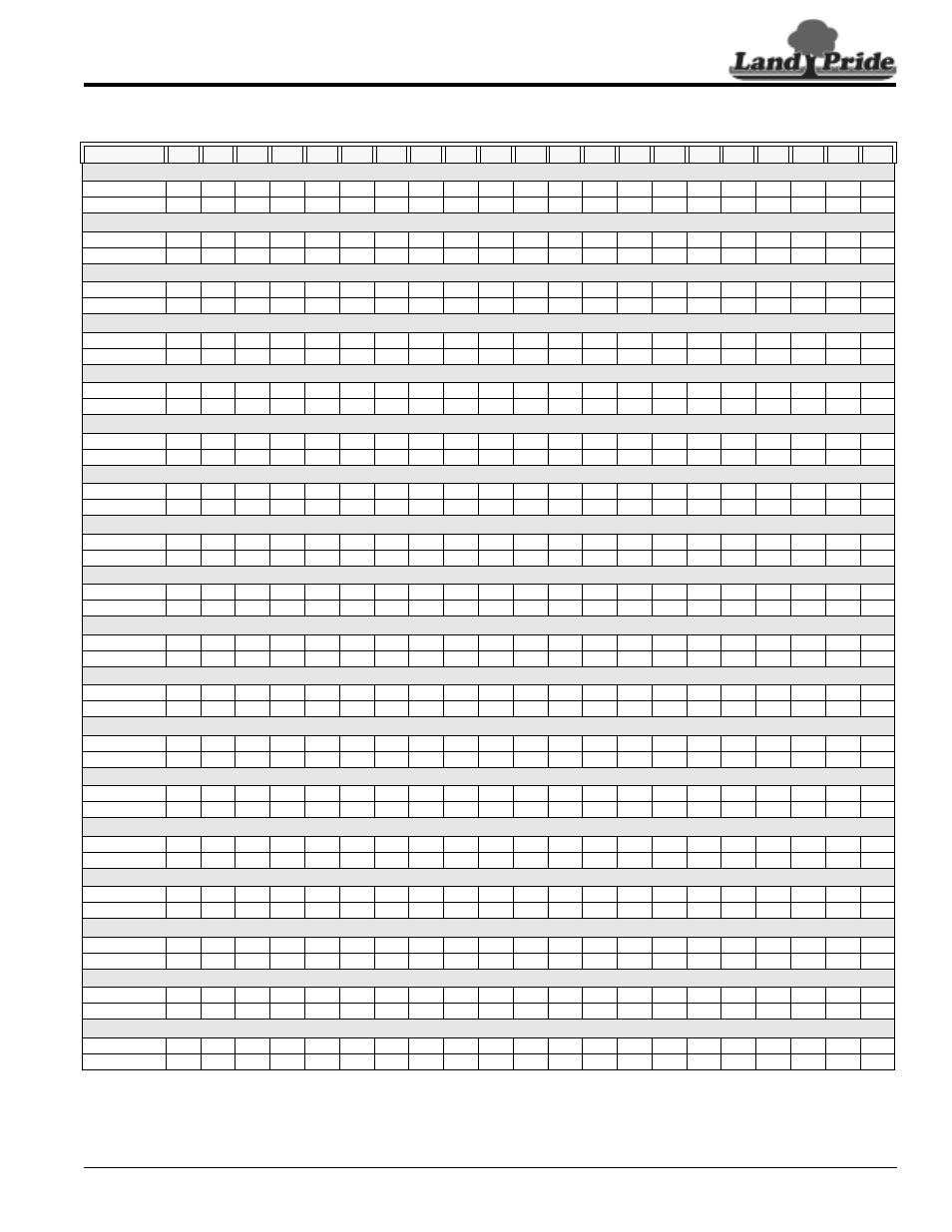 Land Pride 313-308M User Manual | Page 23 / 34