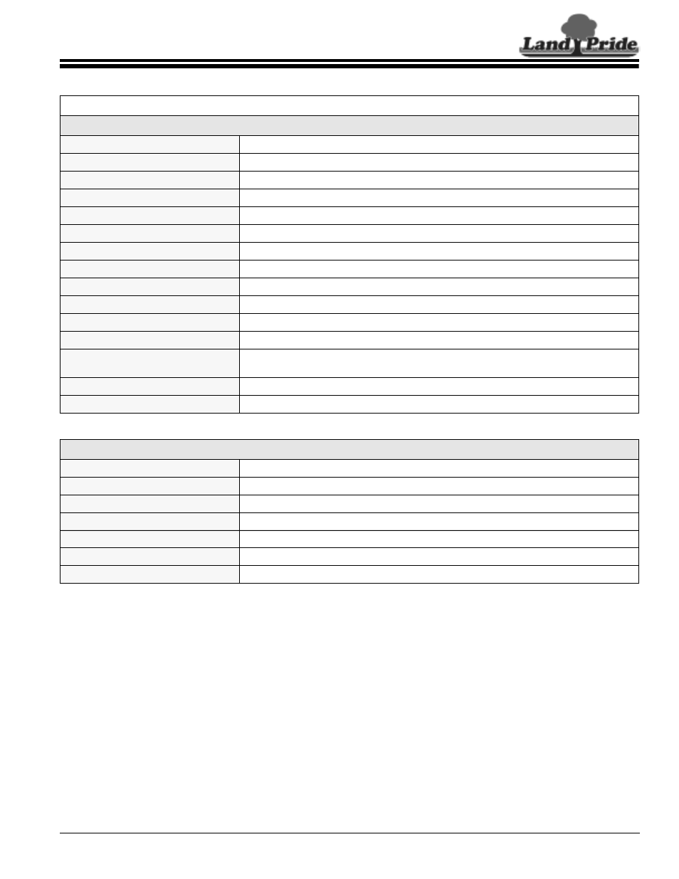 Land Pride 313-308M User Manual | Page 29 / 34