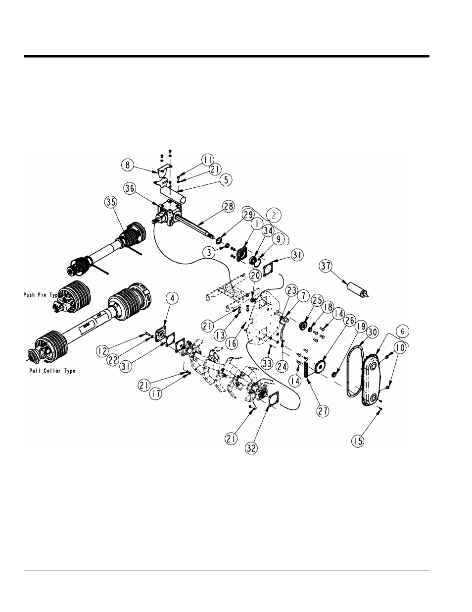 Rotor drive, Table of contents part number index | Land Pride RTR10 311-431P User Manual | Page 14 / 54