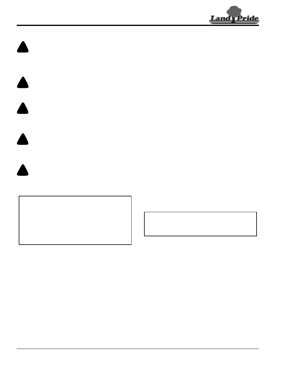 Driveline installation, Danger, Warning | Land Pride Rotary Cutters RCR1884 User Manual | Page 14 / 38