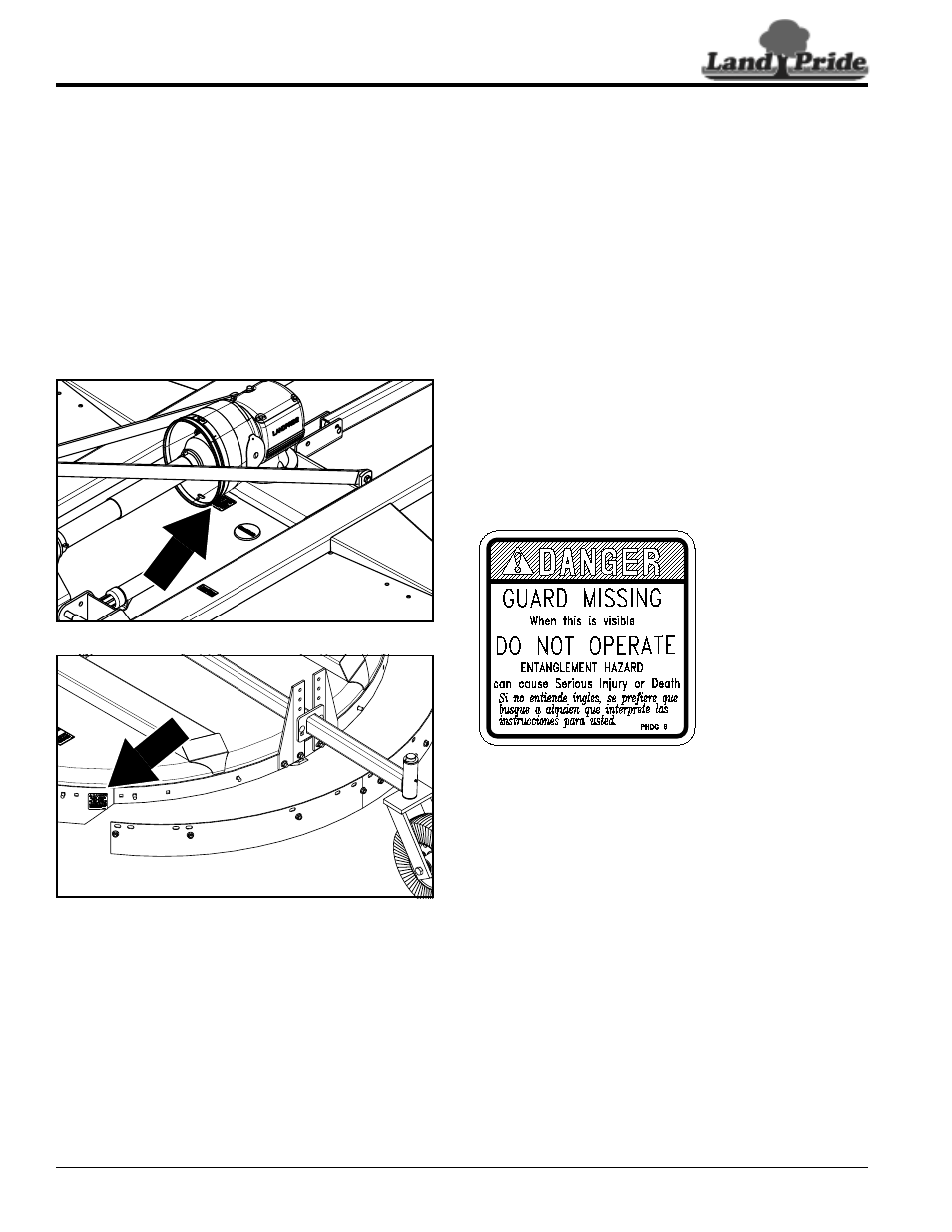 Safety labels, Table of contents safety labels, 543c | Land Pride Rotary Cutters RCR1884 User Manual | Page 6 / 38