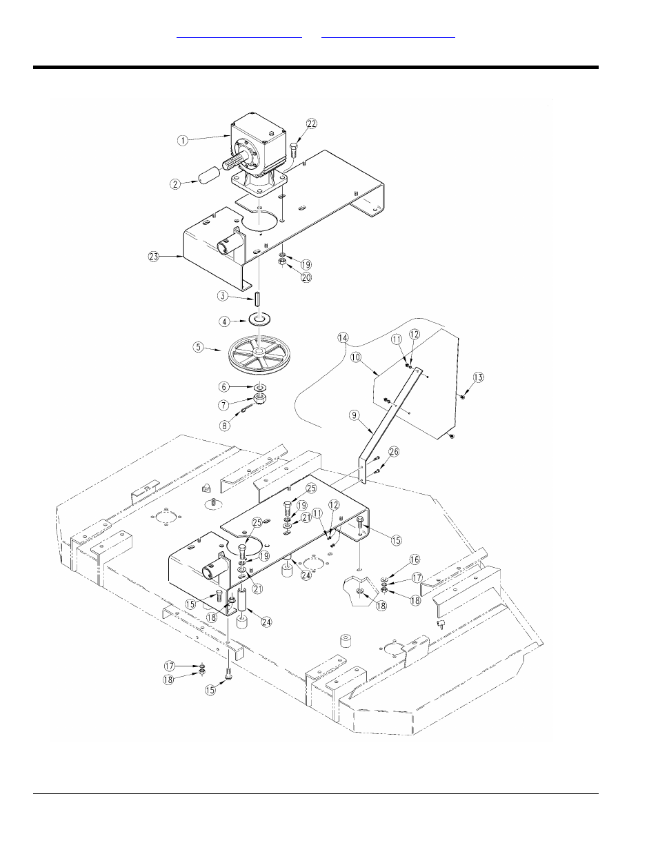 Channel center deck, Table of contents part number index | Land Pride AFM40168 User Manual | Page 54 / 120