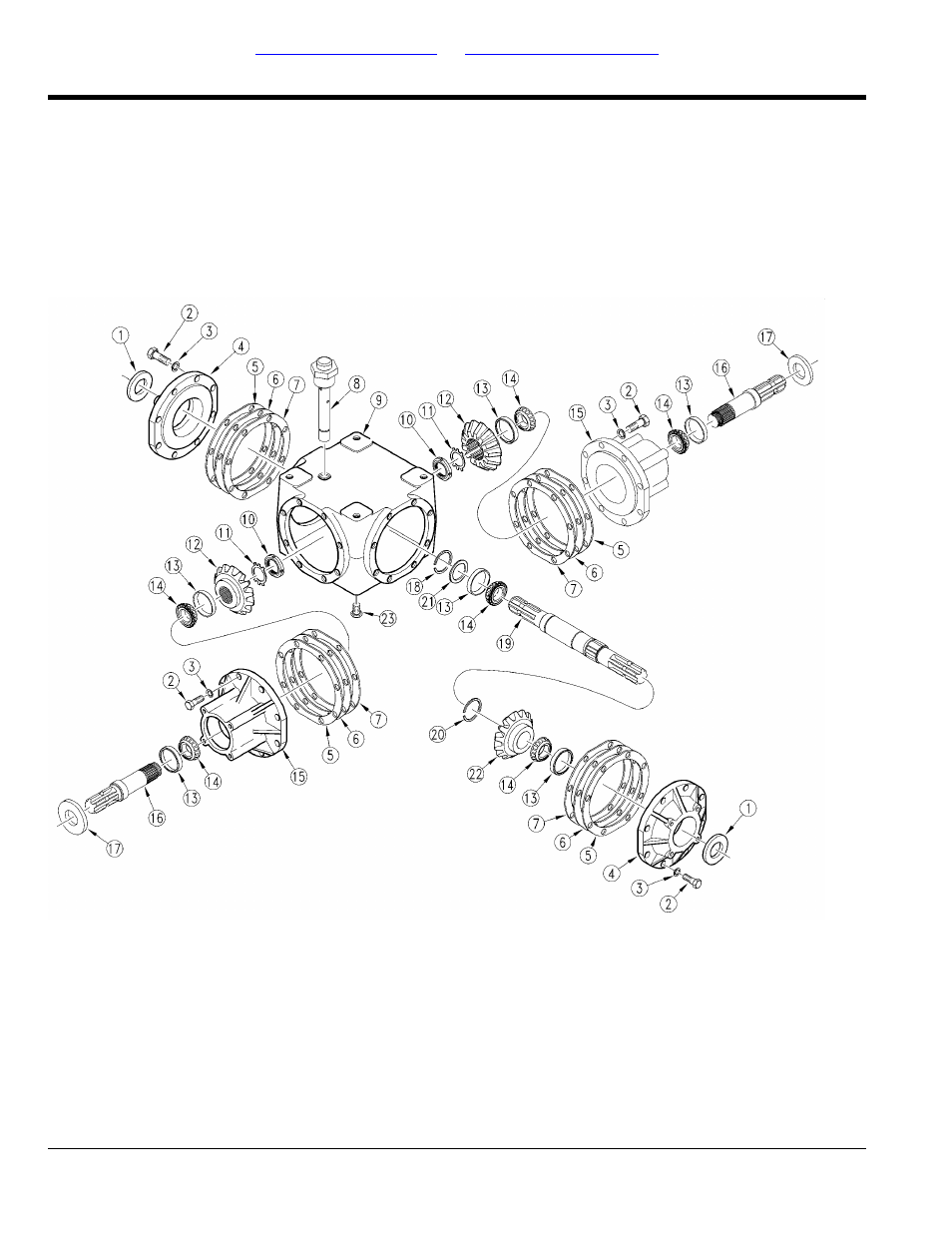 Gearbox 4-way splitter (826-274c) omni (s/n, Table of contents part number index | Land Pride AFM40168 User Manual | Page 78 / 120