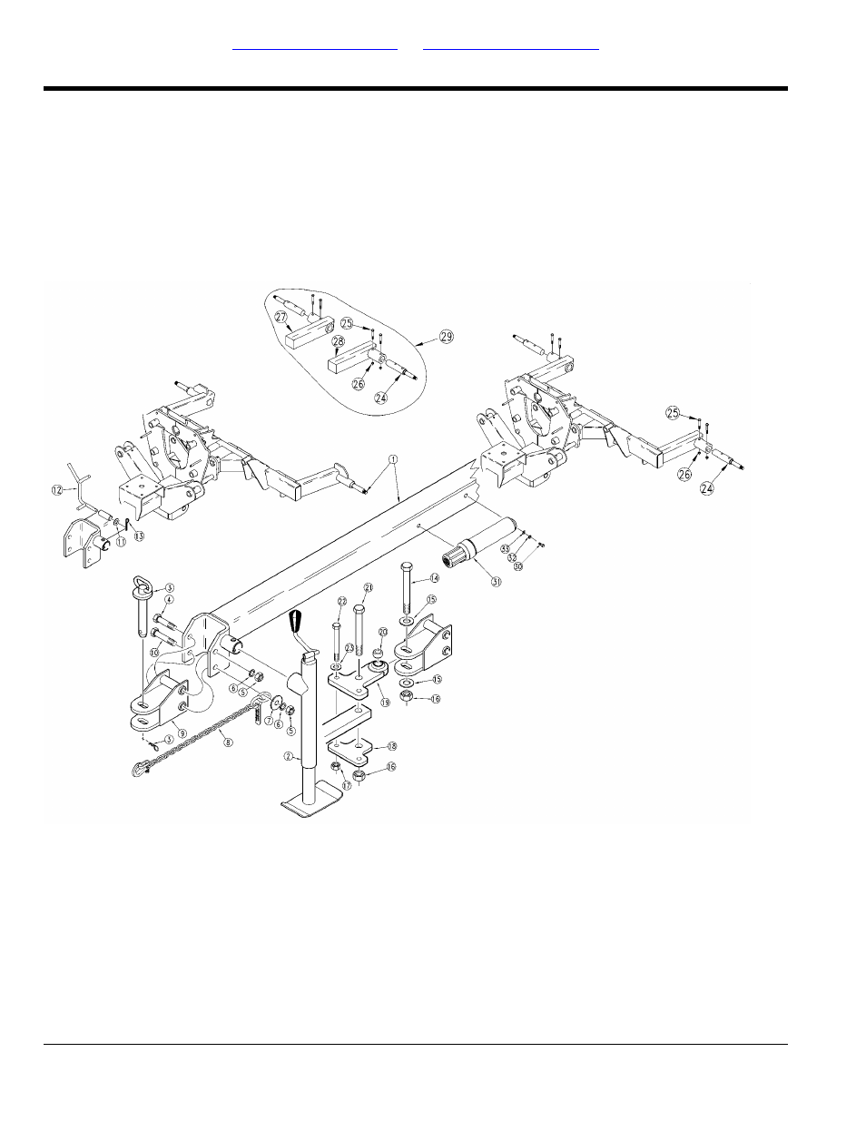 Frame, Table of contents part number index | Land Pride AFM40168 User Manual | Page 8 / 120