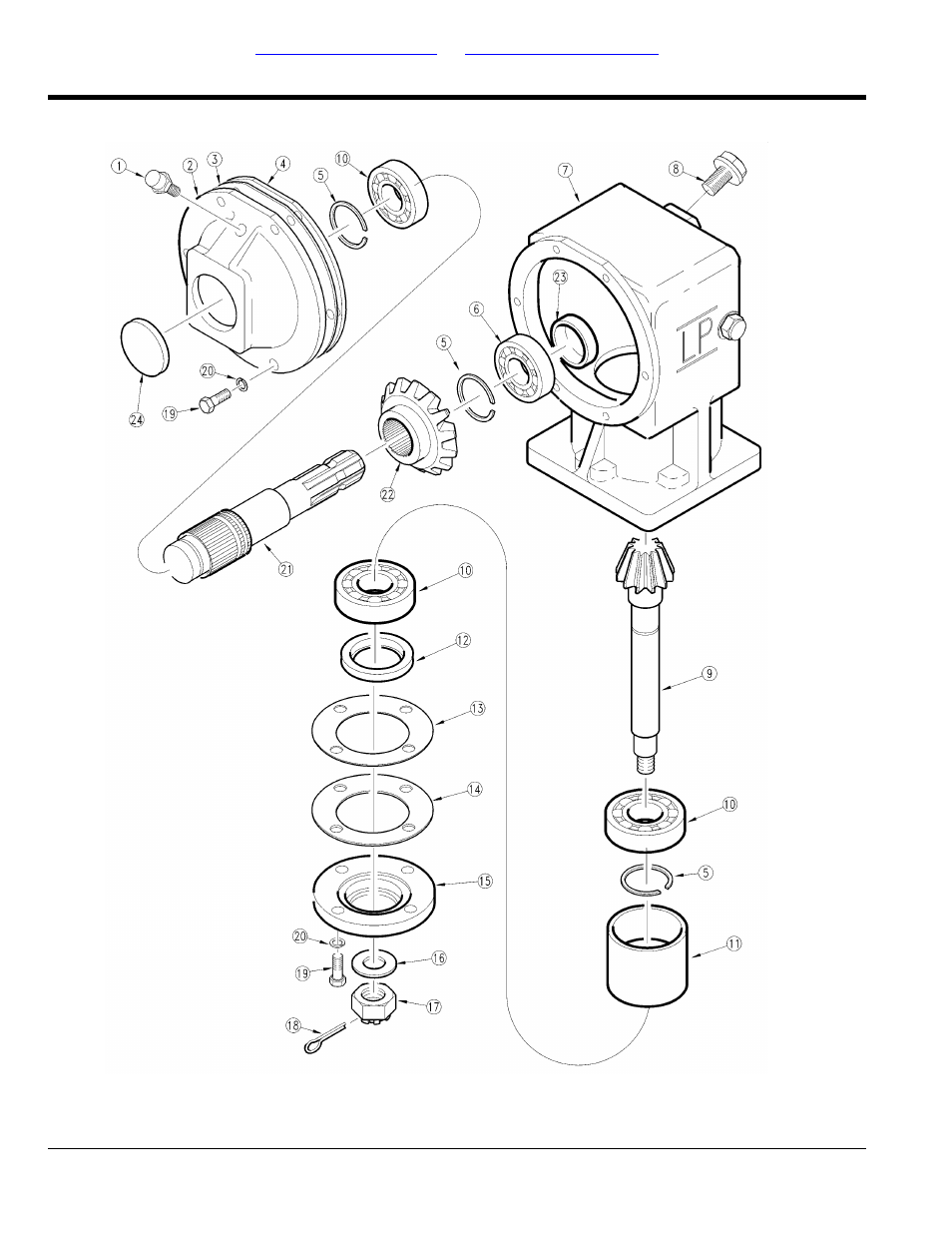 Gearbox left deck (826-121c) itg (s/n 211886-), Table of contents part number index | Land Pride AFM40168 User Manual | Page 92 / 120