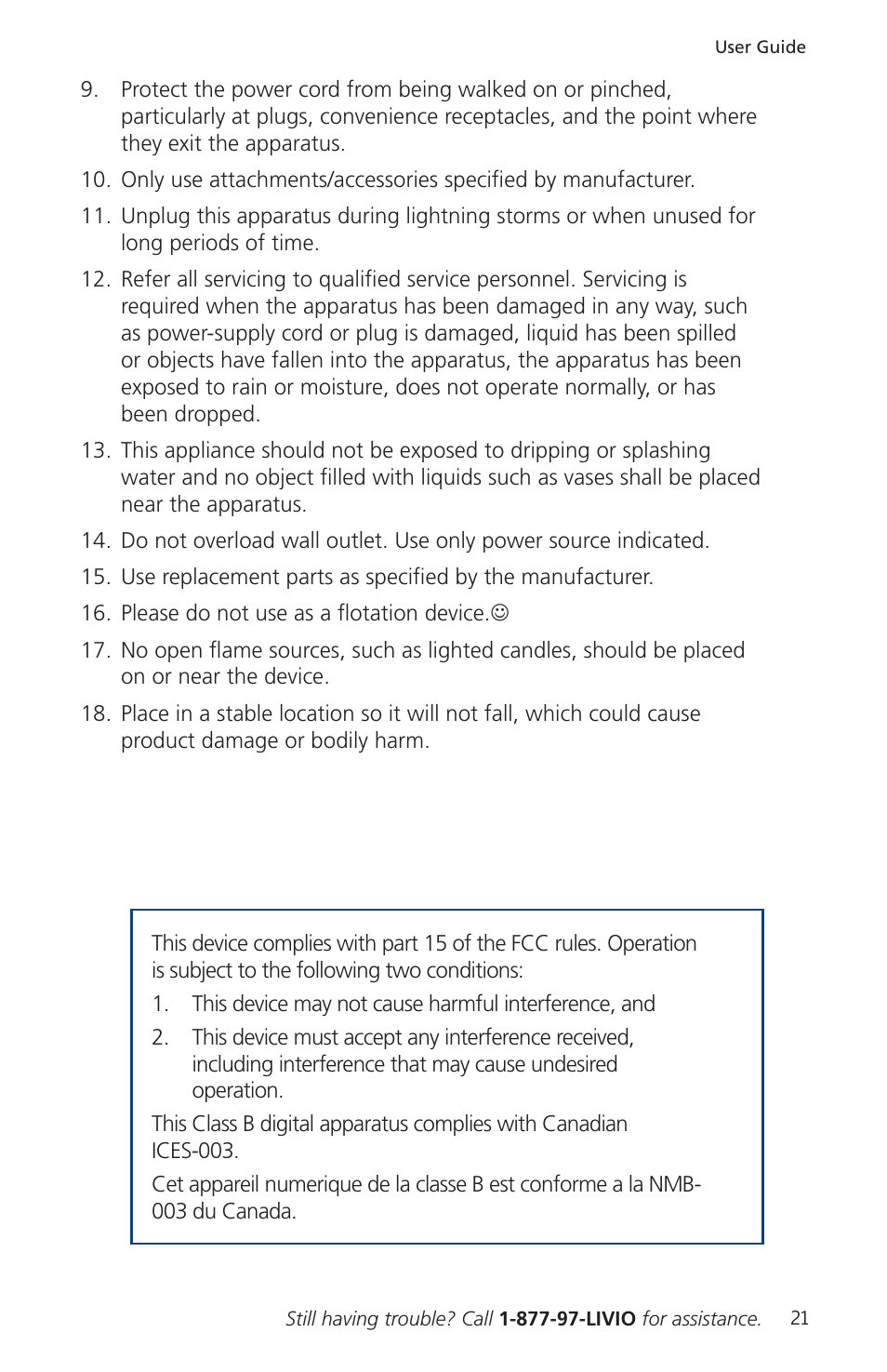 Livio Radio LV002 User Manual | Page 23 / 28