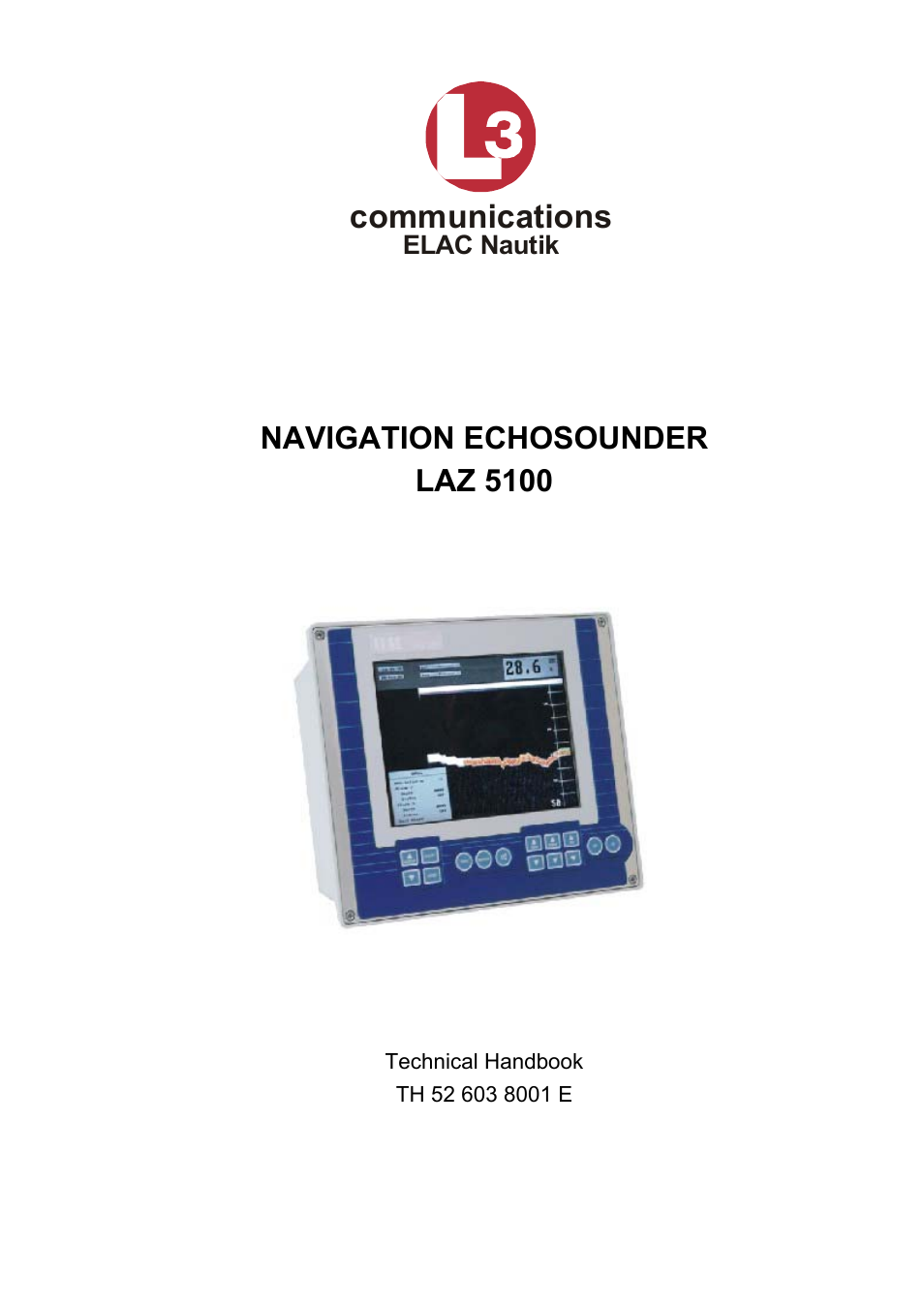 L-3 Communications Navigation Echosounder LAZ 5100 User Manual | 79 pages