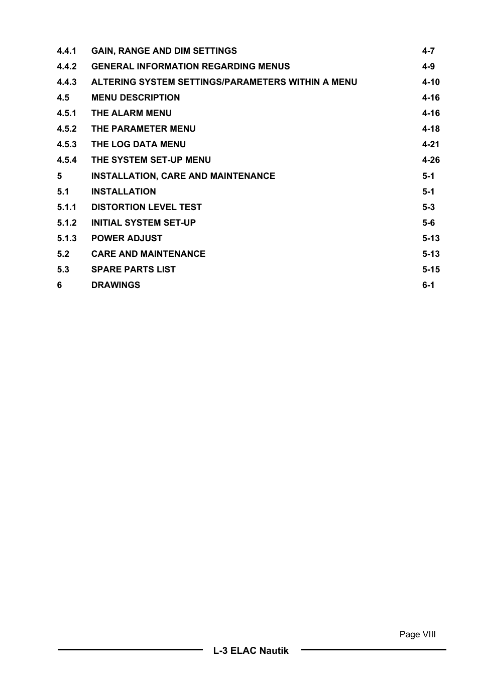 L-3 Communications Navigation Echosounder LAZ 5100 User Manual | Page 10 / 79