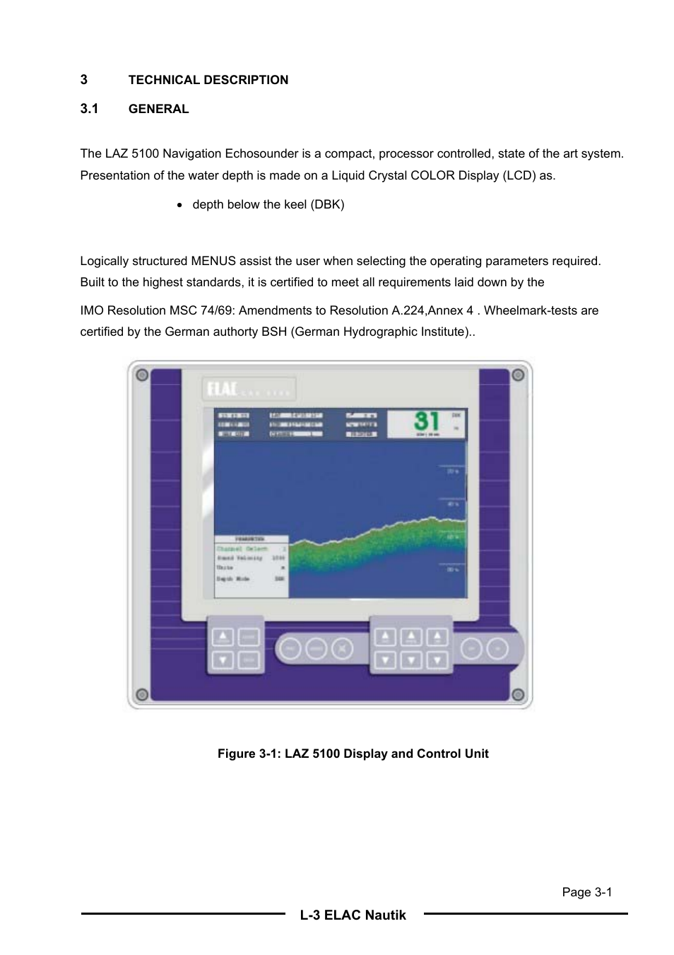 L-3 Communications Navigation Echosounder LAZ 5100 User Manual | Page 19 / 79