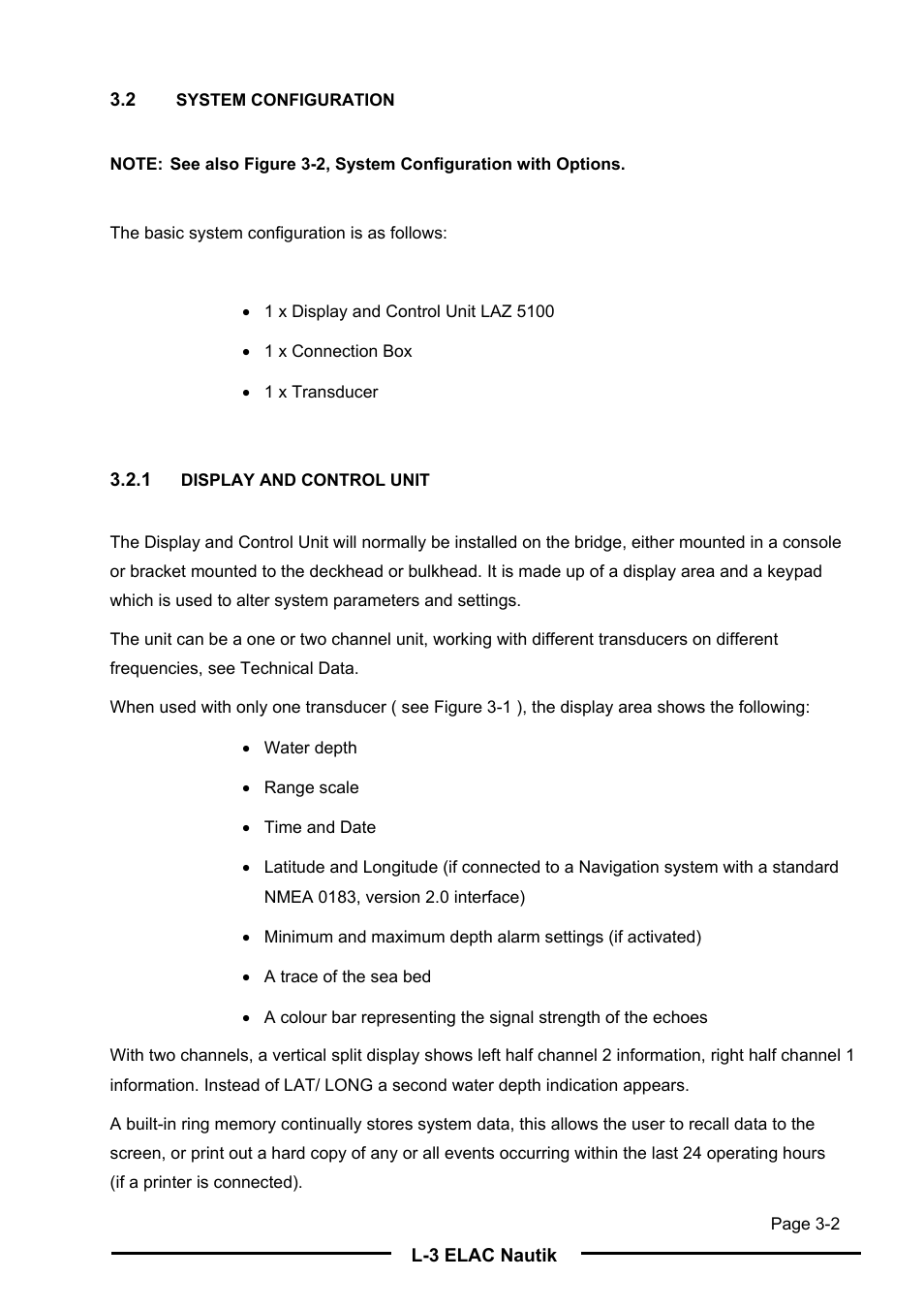 L-3 Communications Navigation Echosounder LAZ 5100 User Manual | Page 20 / 79