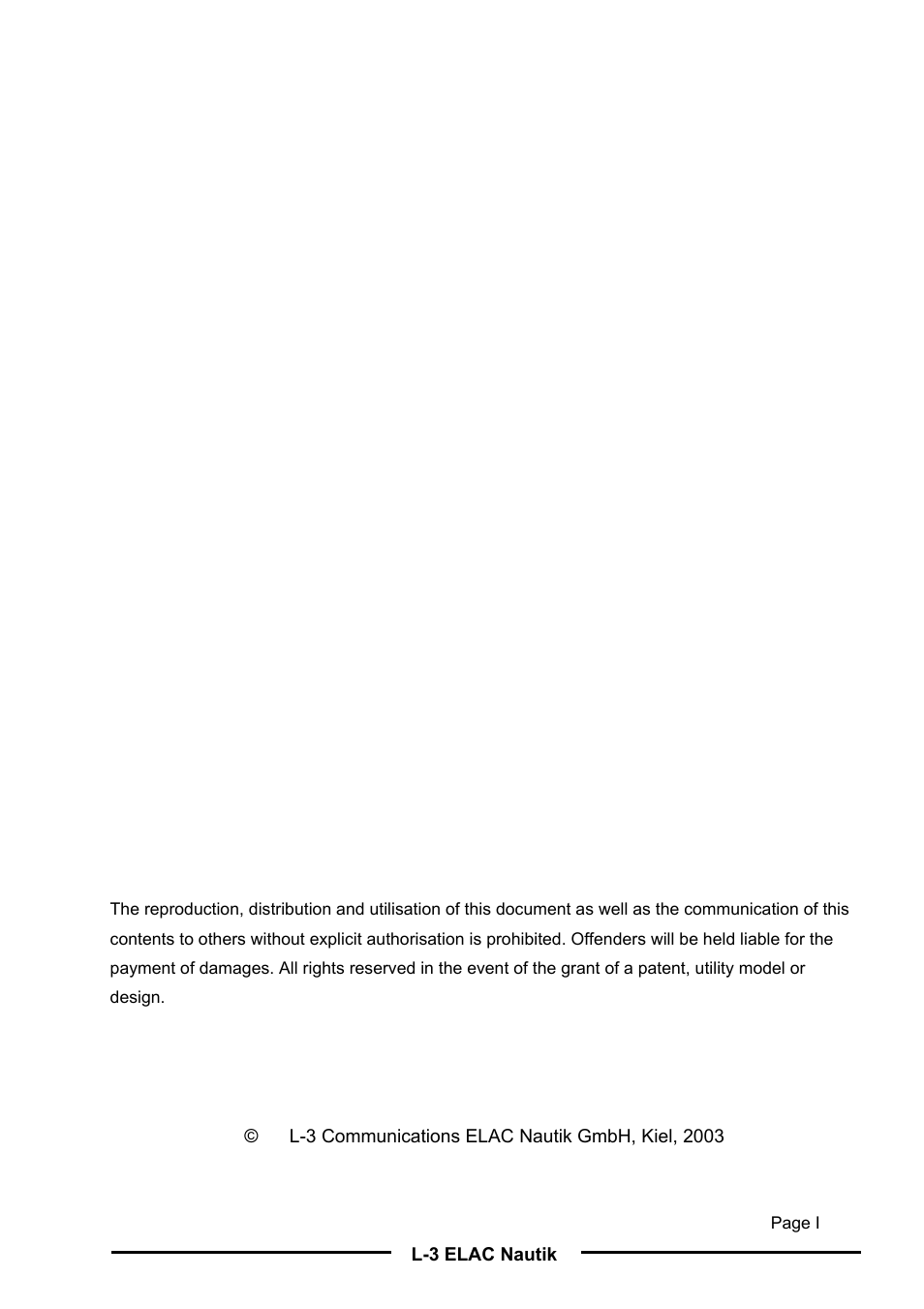 L-3 Communications Navigation Echosounder LAZ 5100 User Manual | Page 3 / 79