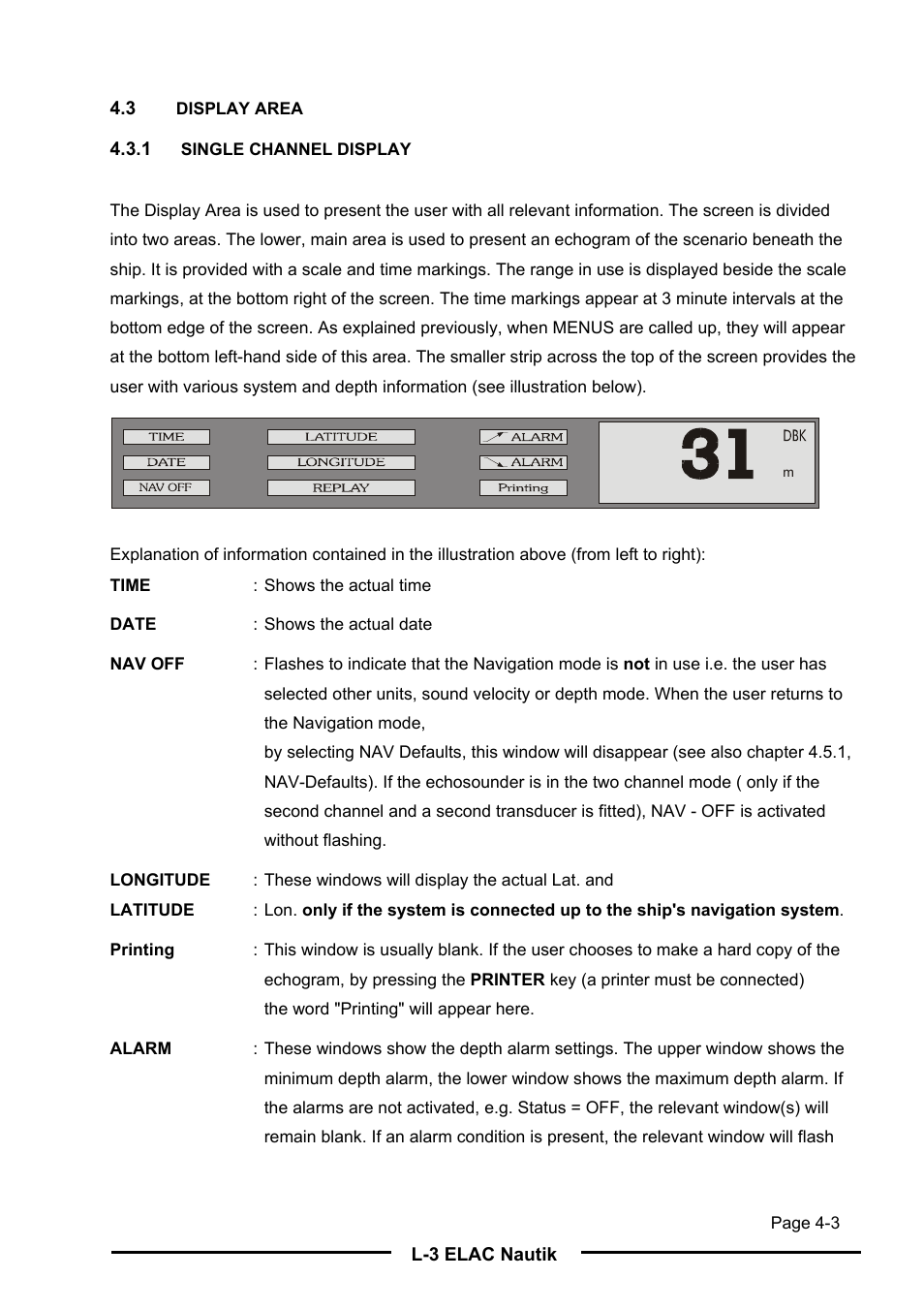 L-3 Communications Navigation Echosounder LAZ 5100 User Manual | Page 38 / 79