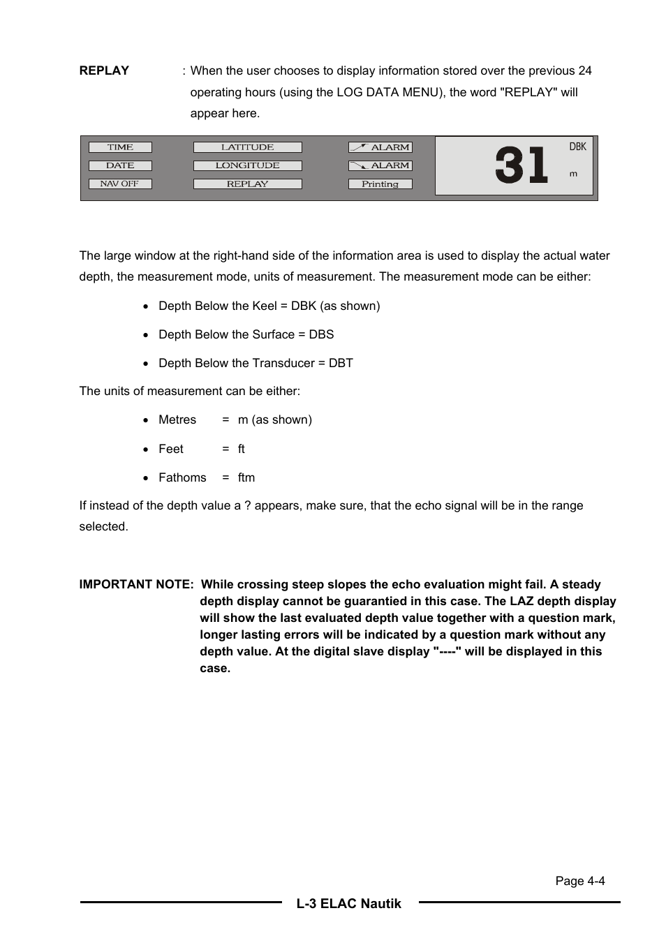 L-3 Communications Navigation Echosounder LAZ 5100 User Manual | Page 39 / 79
