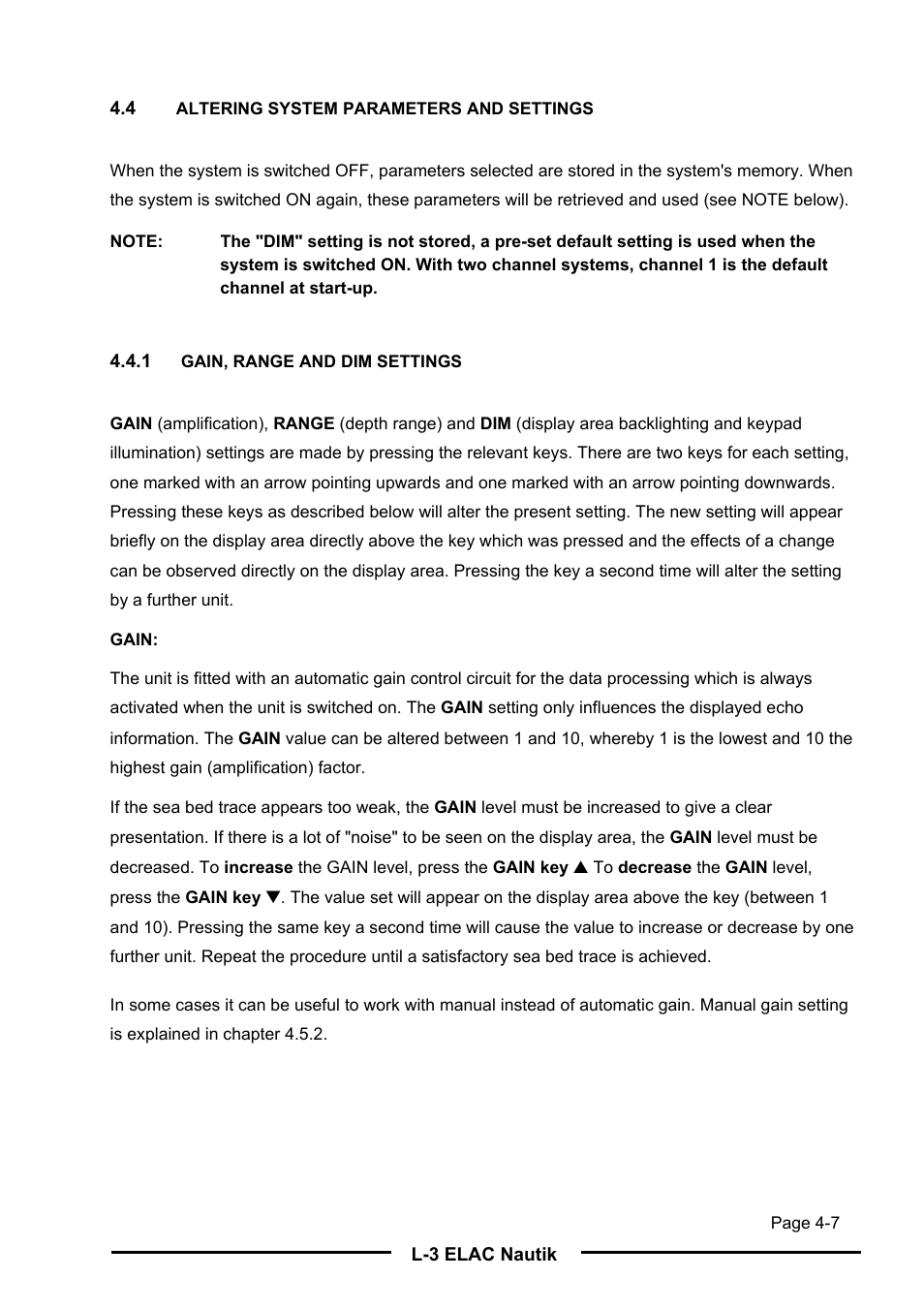L-3 Communications Navigation Echosounder LAZ 5100 User Manual | Page 42 / 79