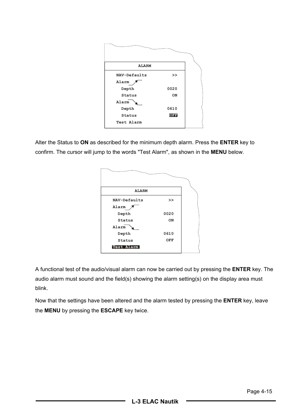 L-3 elac nautik | L-3 Communications Navigation Echosounder LAZ 5100 User Manual | Page 50 / 79