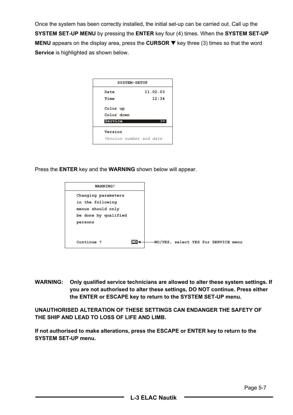 L-3 elac nautik | L-3 Communications Navigation Echosounder LAZ 5100 User Manual | Page 70 / 79
