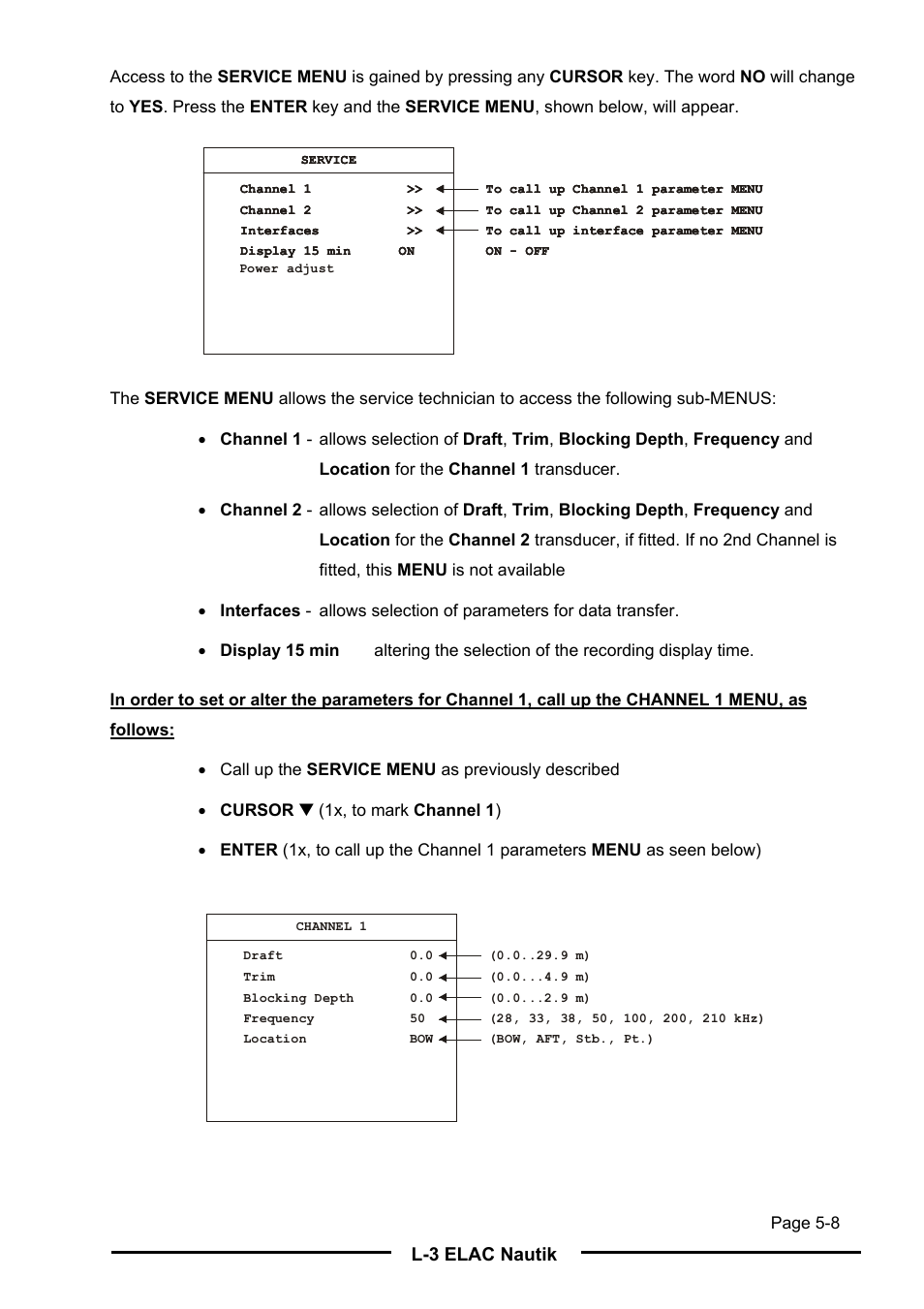 L-3 elac nautik | L-3 Communications Navigation Echosounder LAZ 5100 User Manual | Page 71 / 79