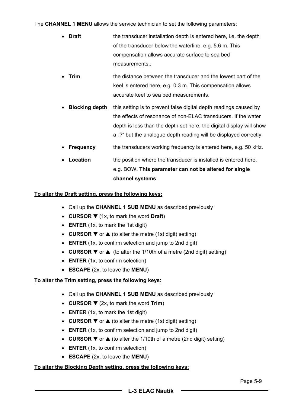 L-3 Communications Navigation Echosounder LAZ 5100 User Manual | Page 72 / 79