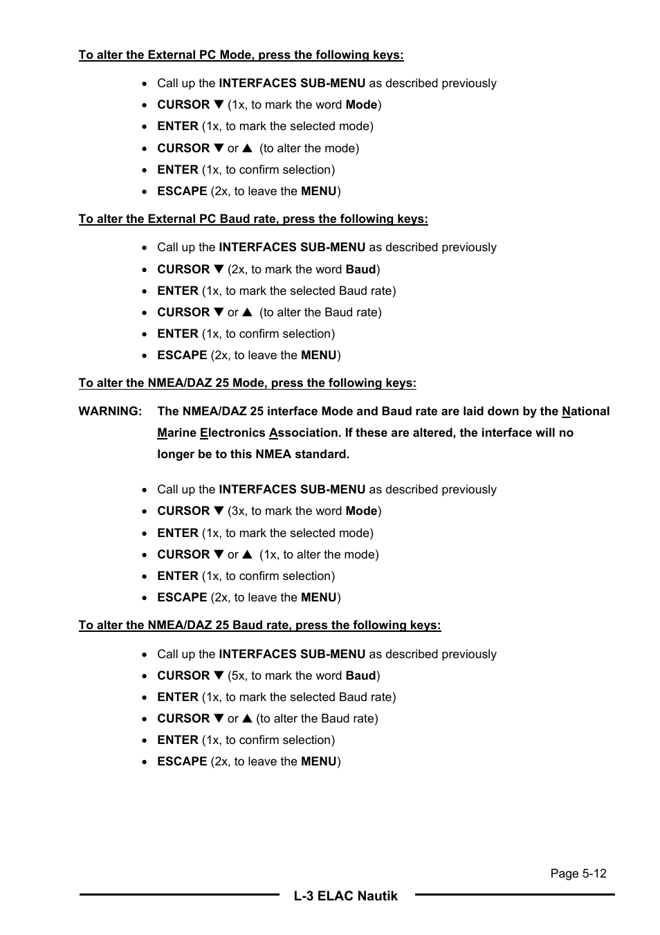 L-3 Communications Navigation Echosounder LAZ 5100 User Manual | Page 75 / 79