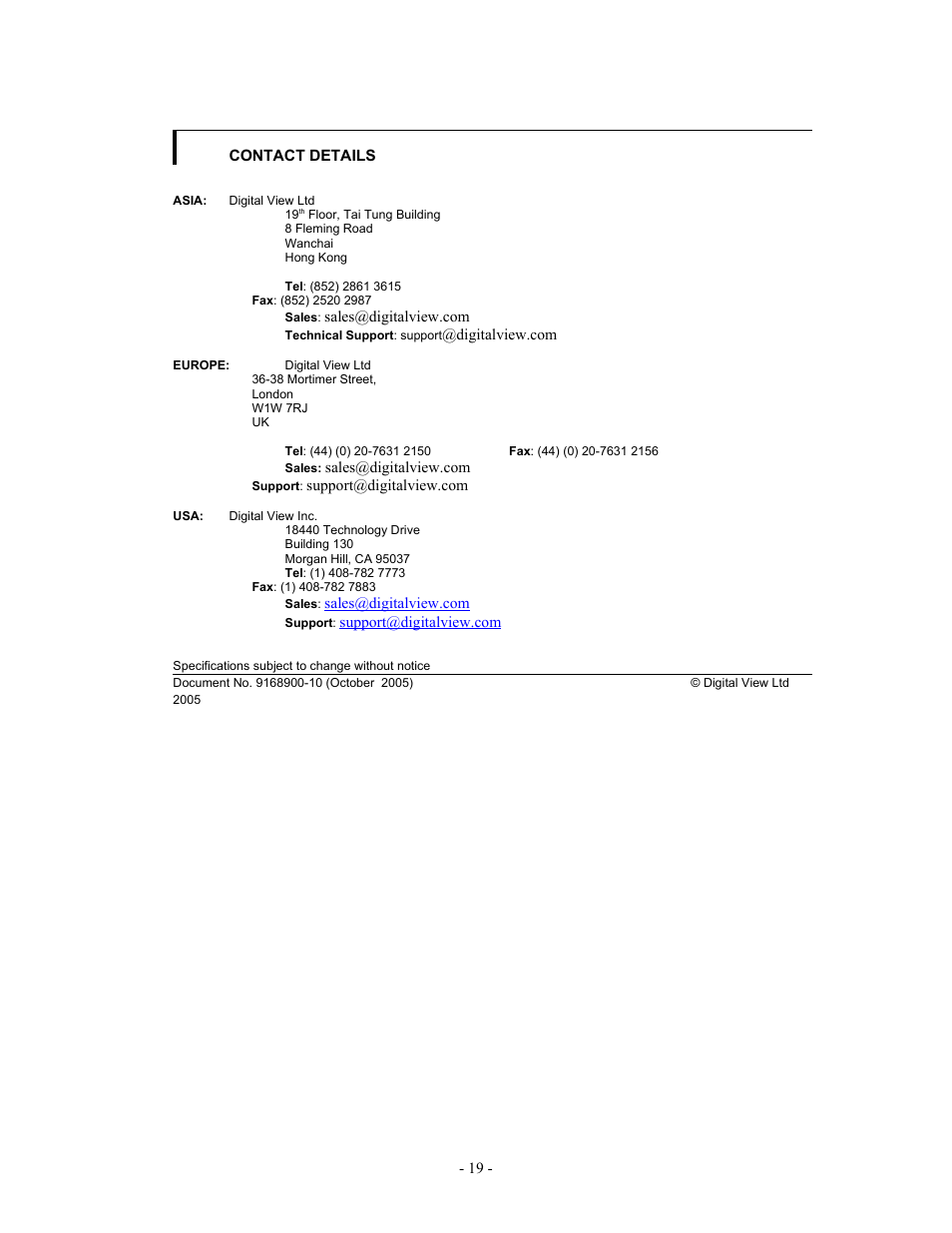 Logic 3 RM-DN2 User Manual | Page 19 / 19
