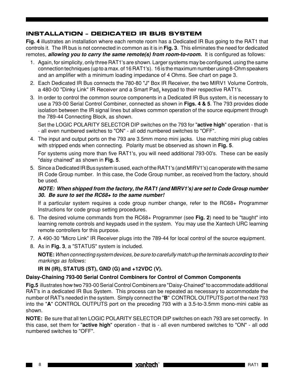 Logic 3 RAT 1 User Manual | Page 8 / 10