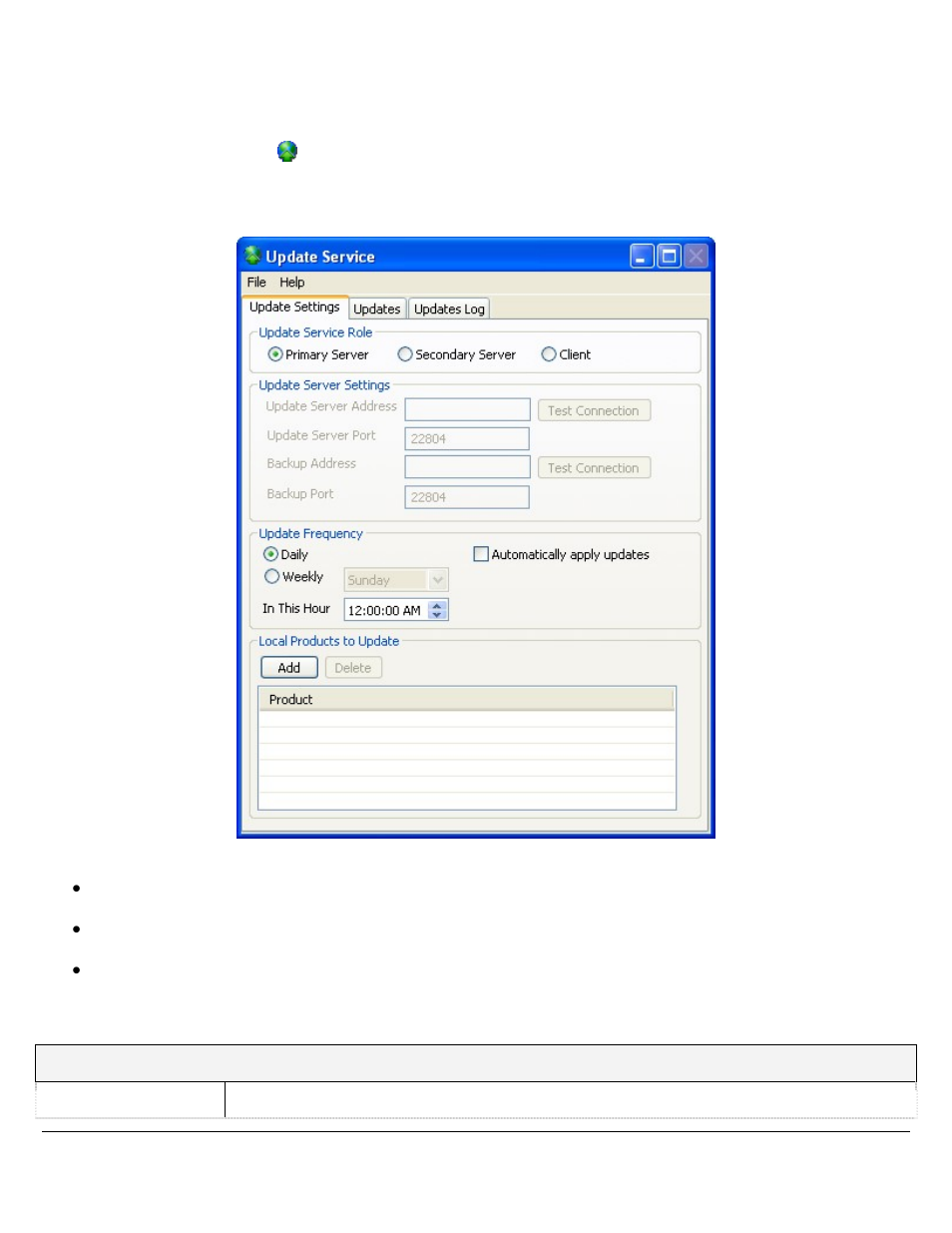 5 software updates, 1 update service, 1 update settings tab | Pdate, Ervice | Logic 3 V5.00 User Manual | Page 115 / 134