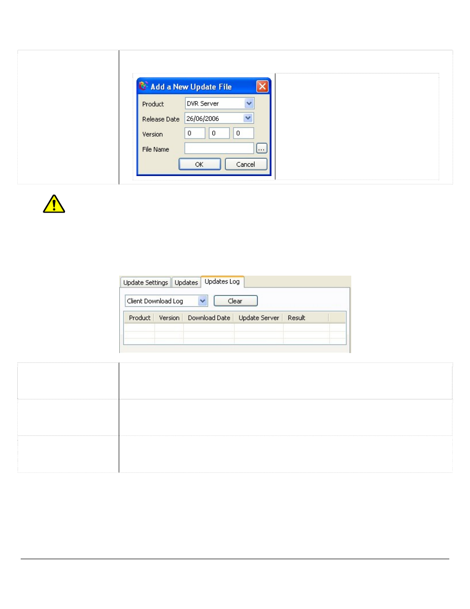 3 updates log tab | Logic 3 V5.00 User Manual | Page 118 / 134