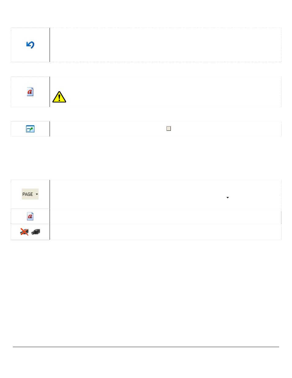 3 restore original display layout, 4 enabling/disabling captions, 5 expanding screen size in single view mode | 6 hardware rendered mode buttons | Logic 3 V5.00 User Manual | Page 17 / 134