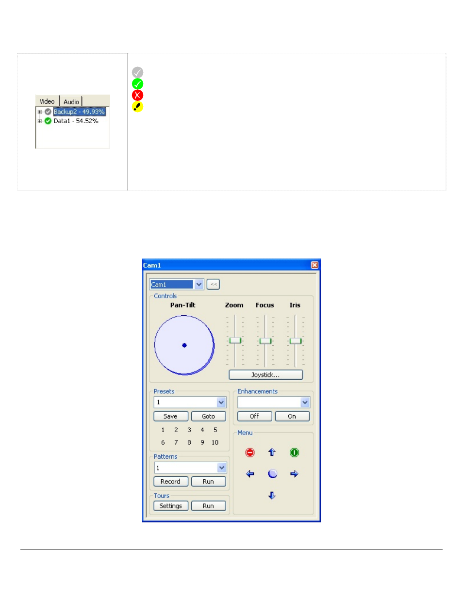 9 media drive information, 10 ptz camera controls, 9 media drive i | Nformation | Logic 3 V5.00 User Manual | Page 19 / 134