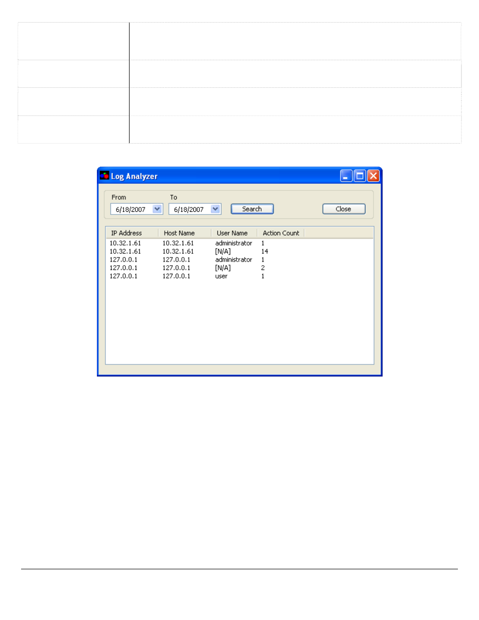 1 network log analyzer, 2 audit log analyzer | Logic 3 V5.00 User Manual | Page 40 / 134