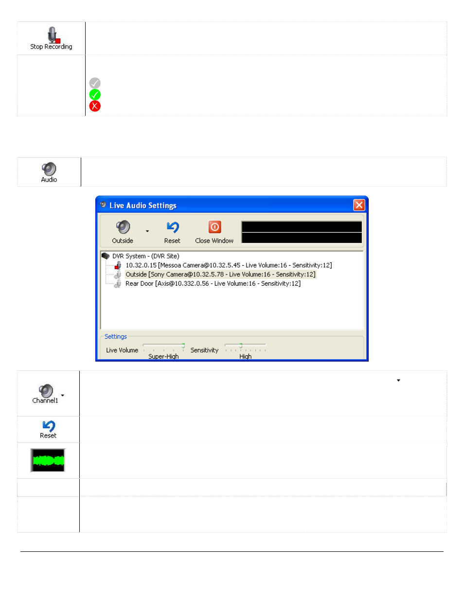 Live audio settings 1.7.1 | Logic 3 V5.00 User Manual | Page 48 / 134
