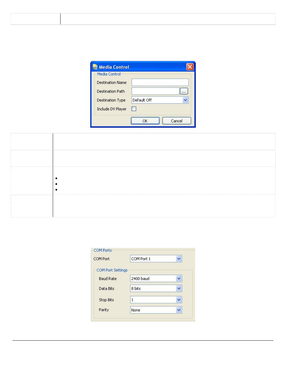 4 com ports tab, Orts | Logic 3 V5.00 User Manual | Page 95 / 134