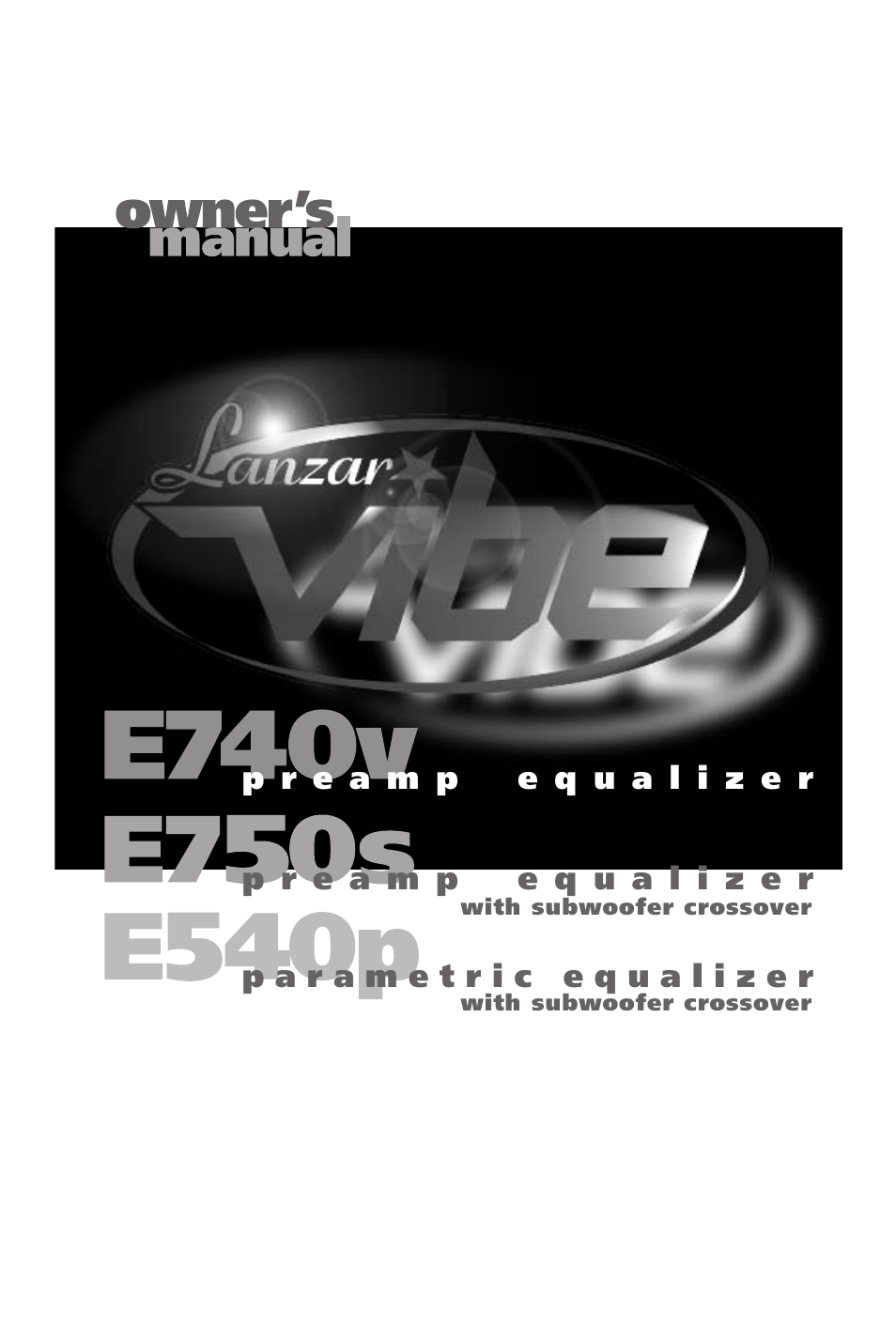 Lanzar Car Audio E540P User Manual | 24 pages