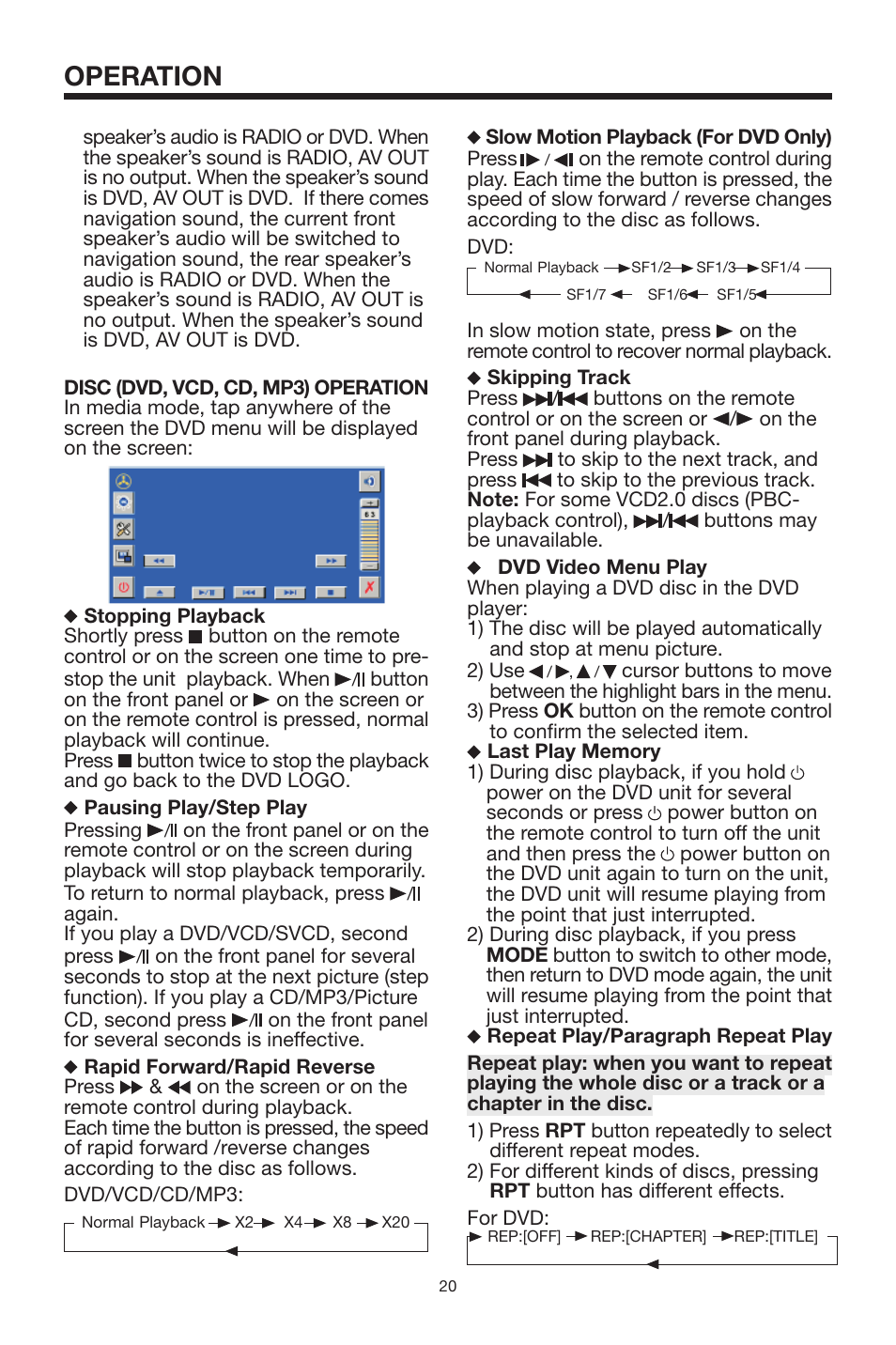 Operation | Lanzar Car Audio SDBT75NU User Manual | Page 19 / 29