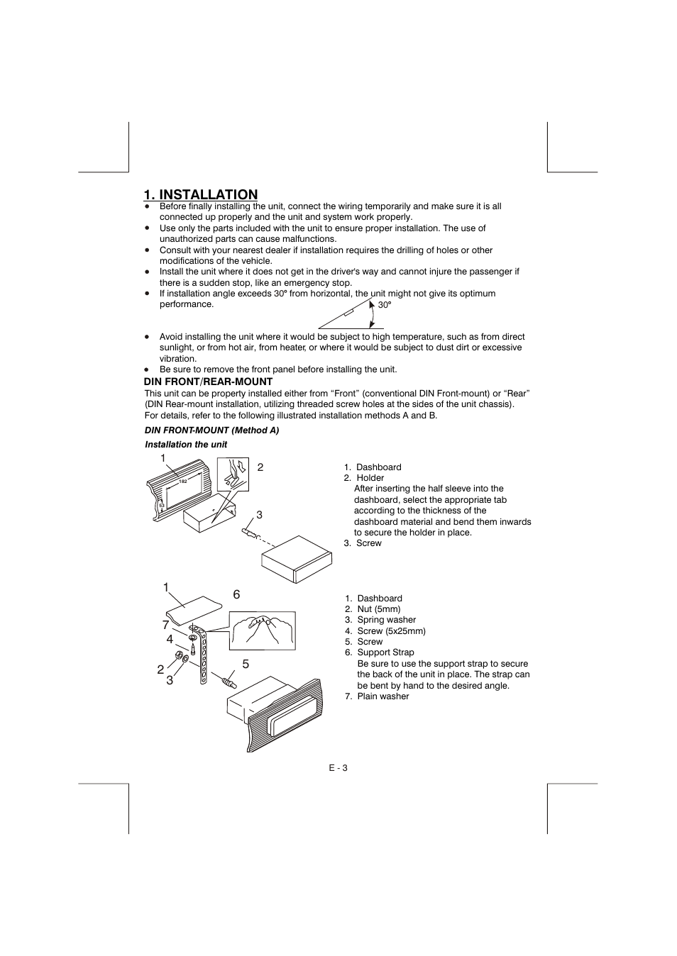 Installation | Lanzar Car Audio Lanzar Vibe VBD2600MP User Manual | Page 4 / 23