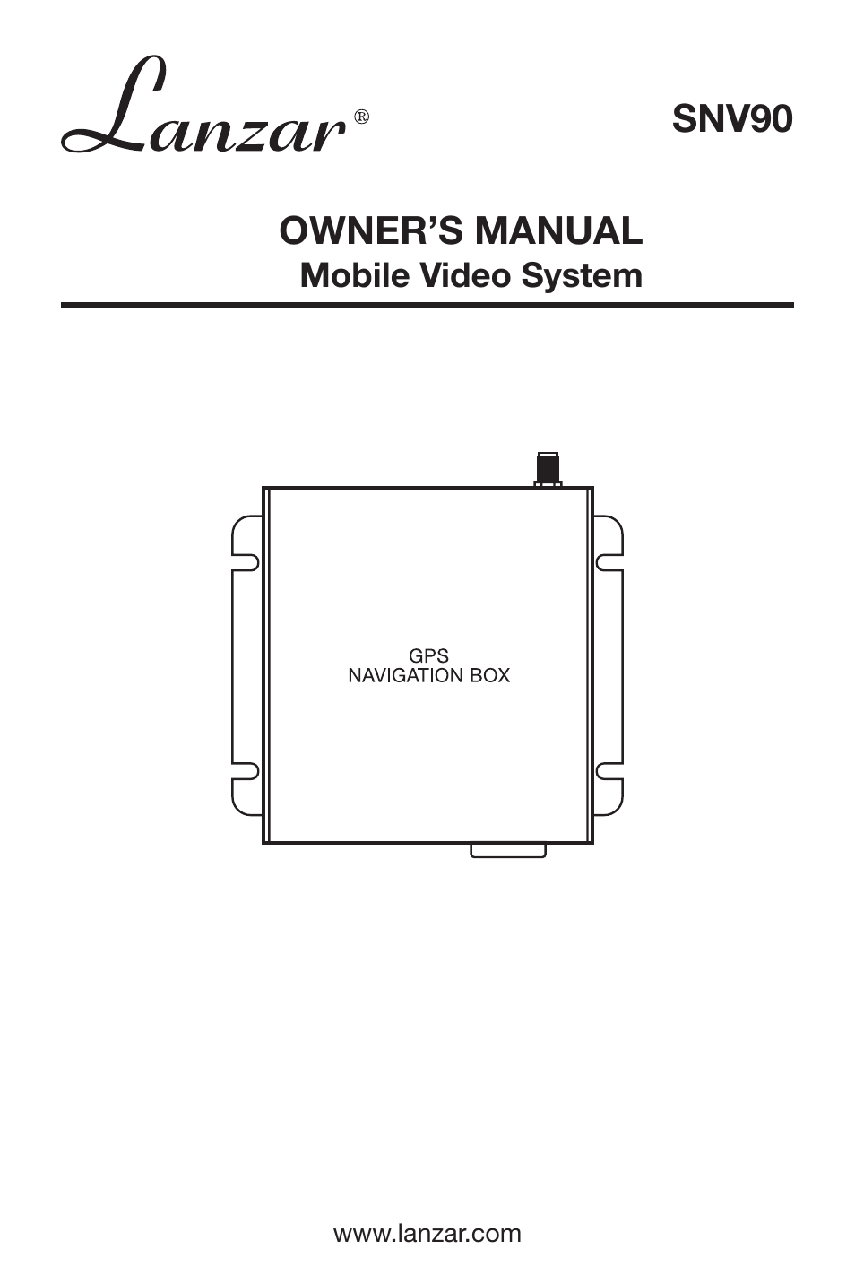 Lanzar Car Audio SNV90 User Manual | 13 pages