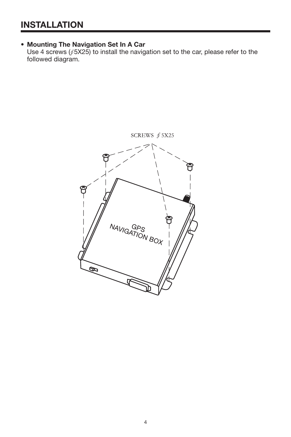 Installation | Lanzar Car Audio SNV90 User Manual | Page 4 / 13