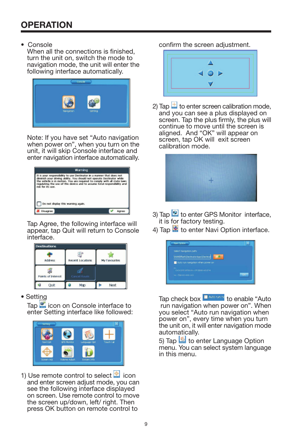 Operation | Lanzar Car Audio SNV90 User Manual | Page 9 / 13