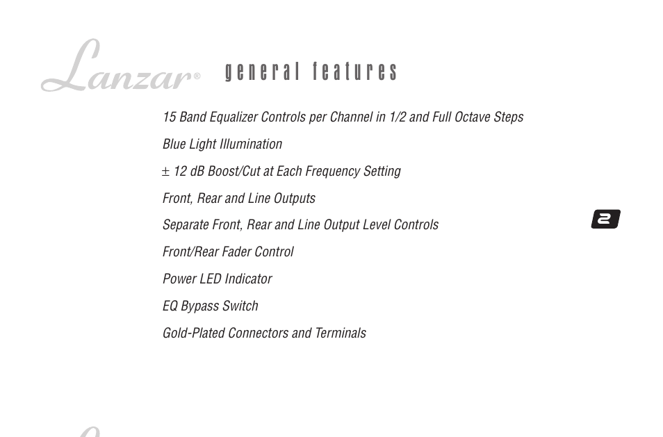 Lanzar Car Audio 15 User Manual | Page 4 / 16