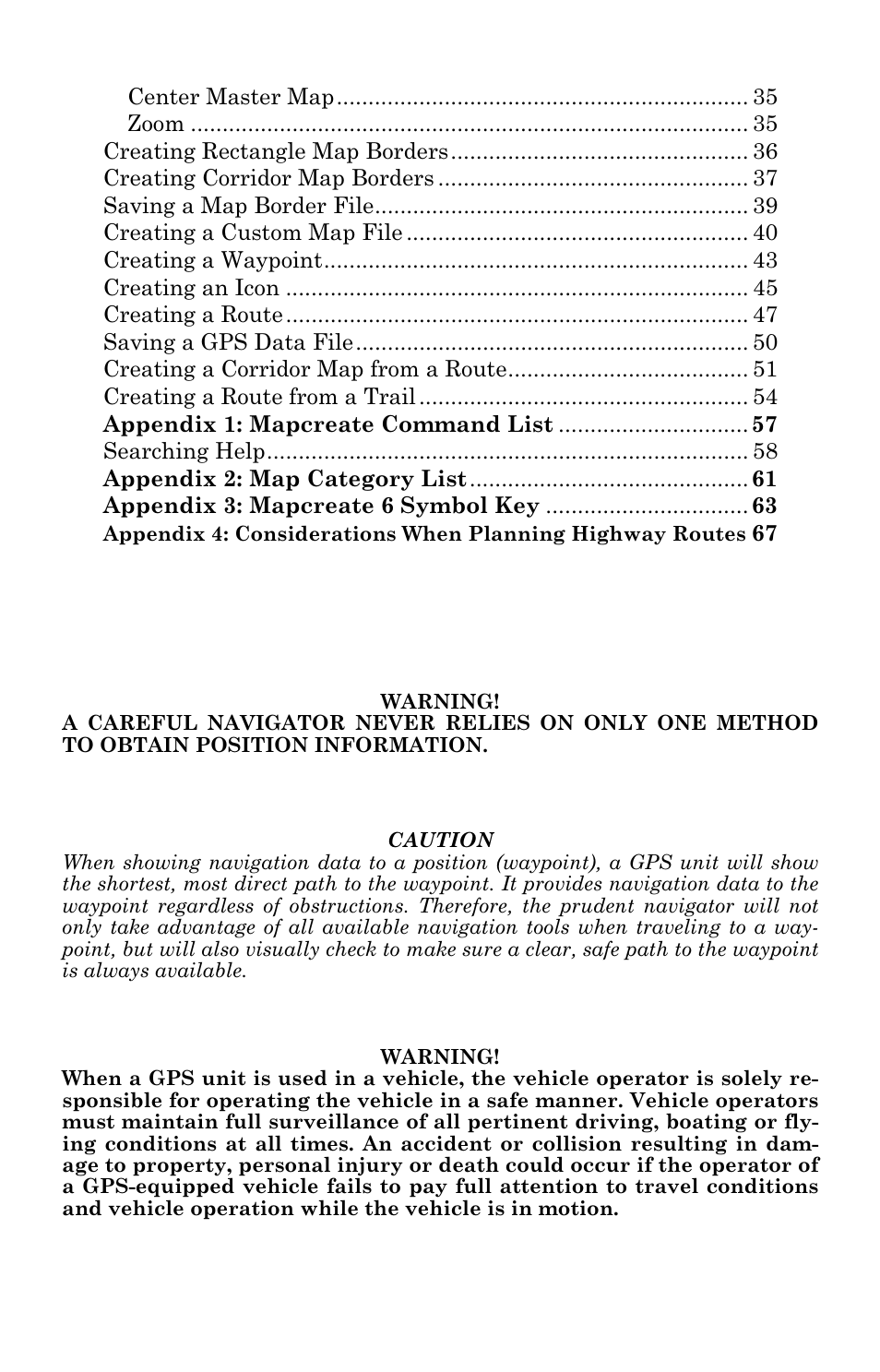 LEI Electronics MAPCREATE 6 User Manual | Page 4 / 80