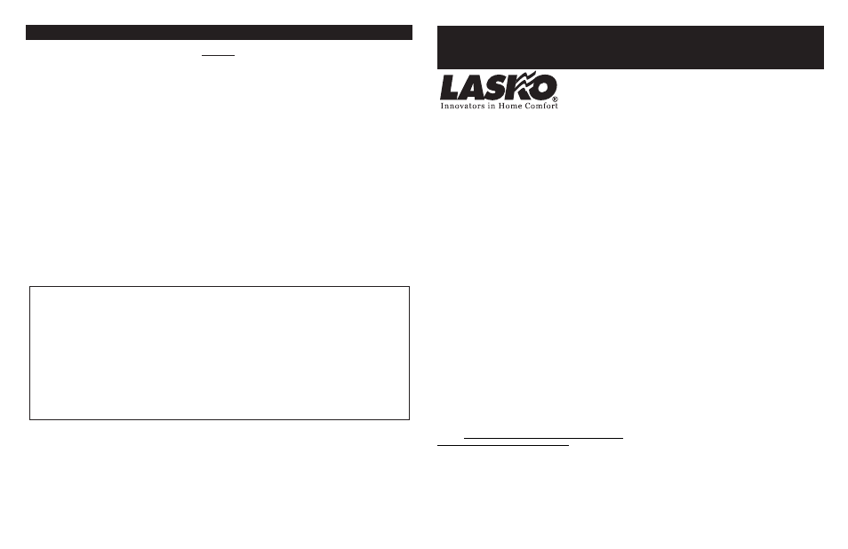 Instrucciones importantes - manual de uso, Lea y guarde estas instrucciones, Model 2515 | Información general de seguridad, Conserve estas instrucciones, Ventilador ahorrativo en espacio de 40” wind tower, Platinum, Modelo 2515 | Lasko 2515 User Manual | Page 4 / 4