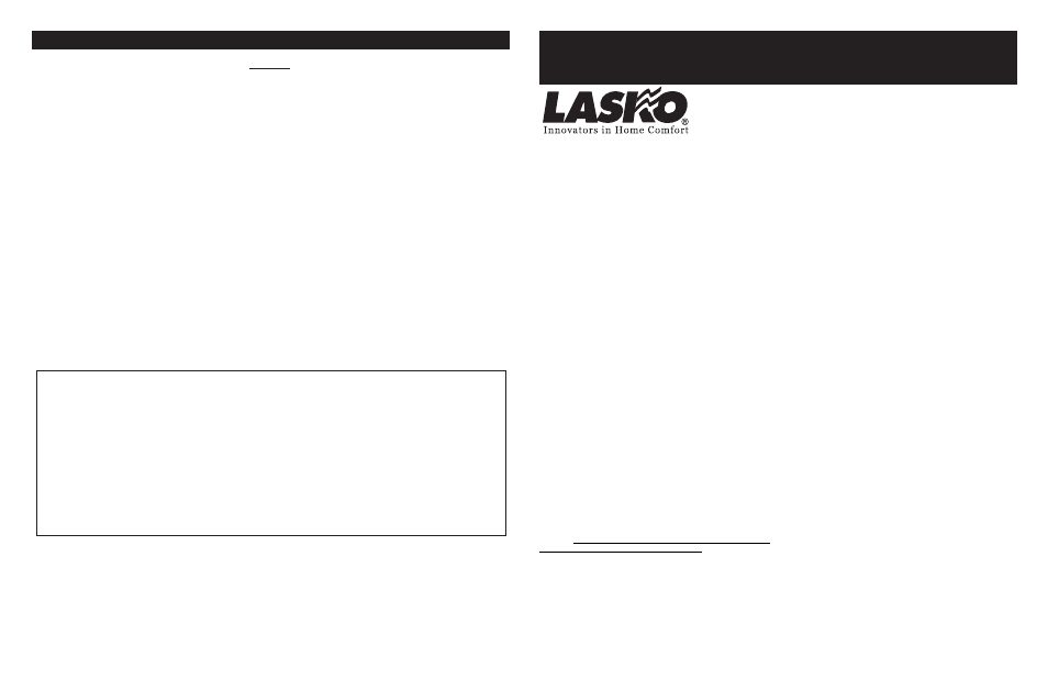 Lea y guarde estas instrucciones, Instrucciones importantes - manual de uso, Model 4820 | Información general de seguridad, Conserve estas instrucciones, Modelo 4820 | Lasko 4820 User Manual | Page 4 / 4