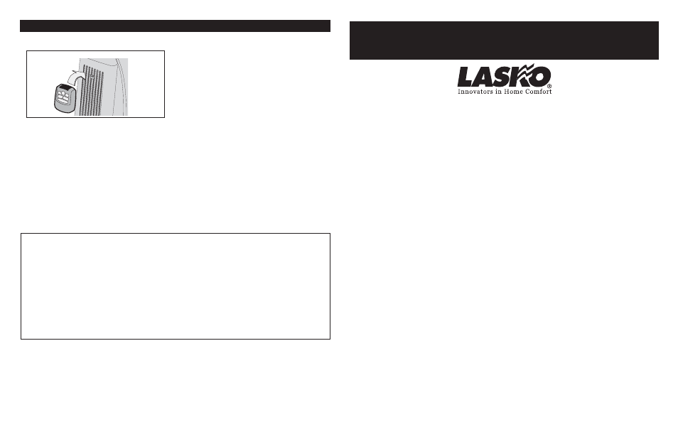 Lasko 5566 User Manual | 4 pages