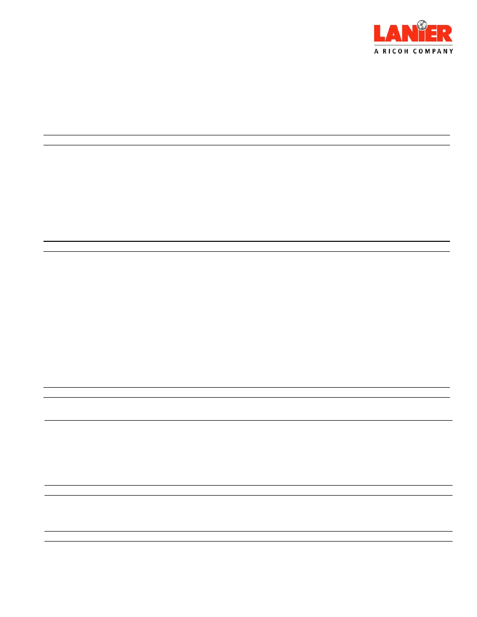 Lanier CP-282 User Manual | 3 pages