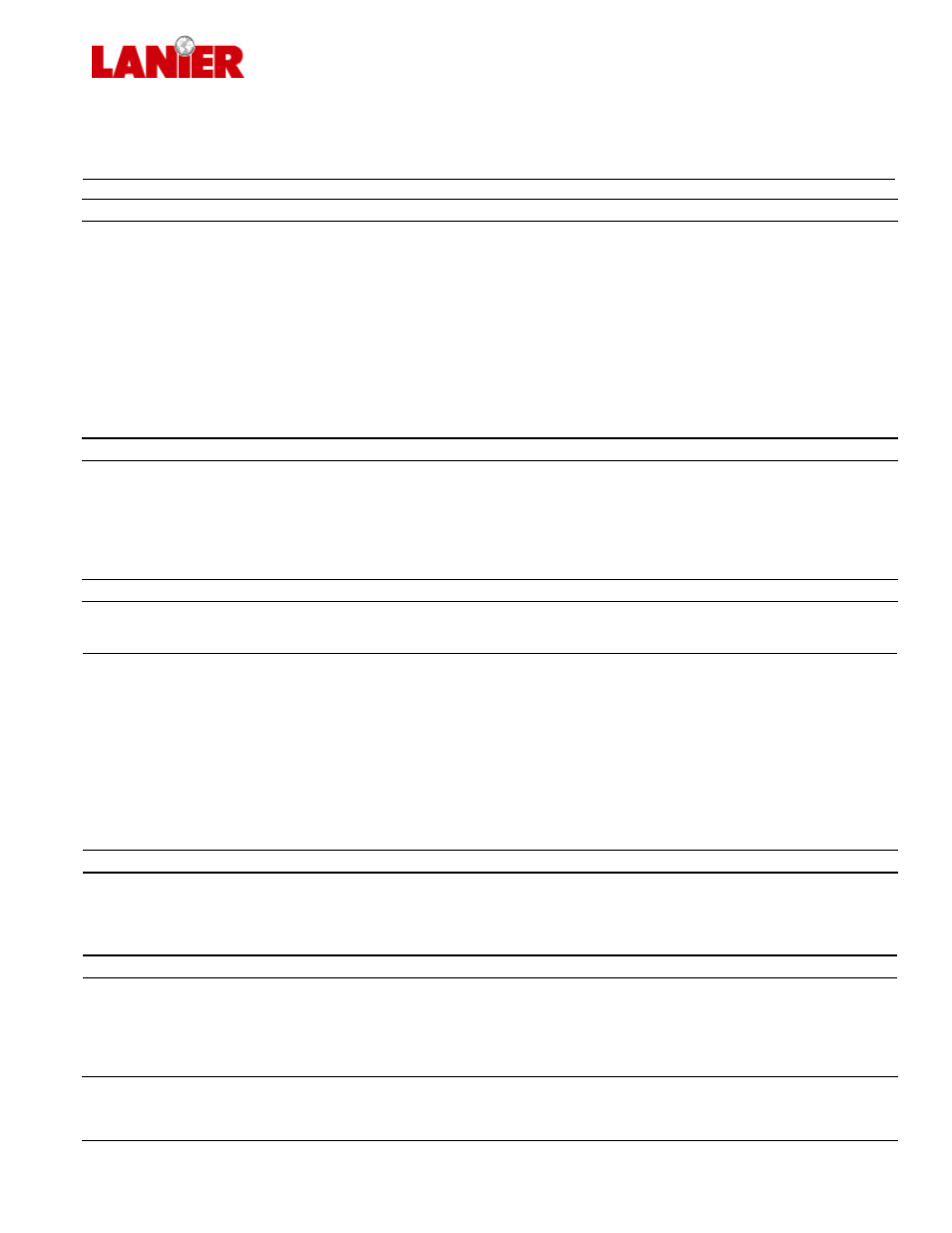 Lanier 6213 User Manual | 3 pages